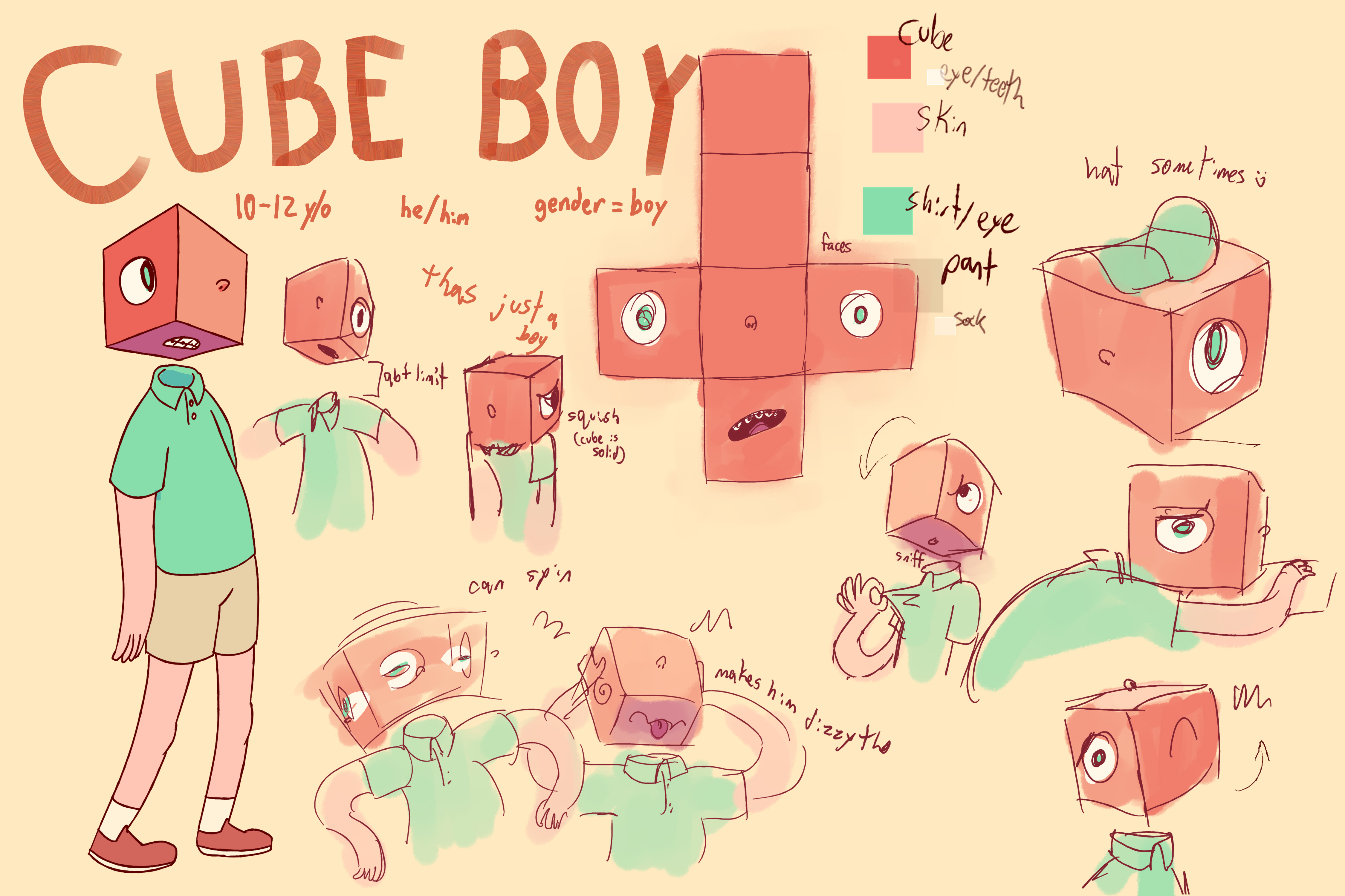 This is Cube boy
